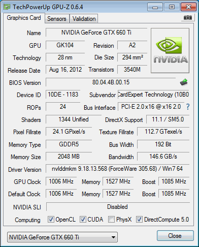 gainward gtx660