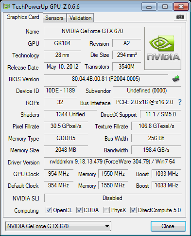 gpz sparkle gtx670