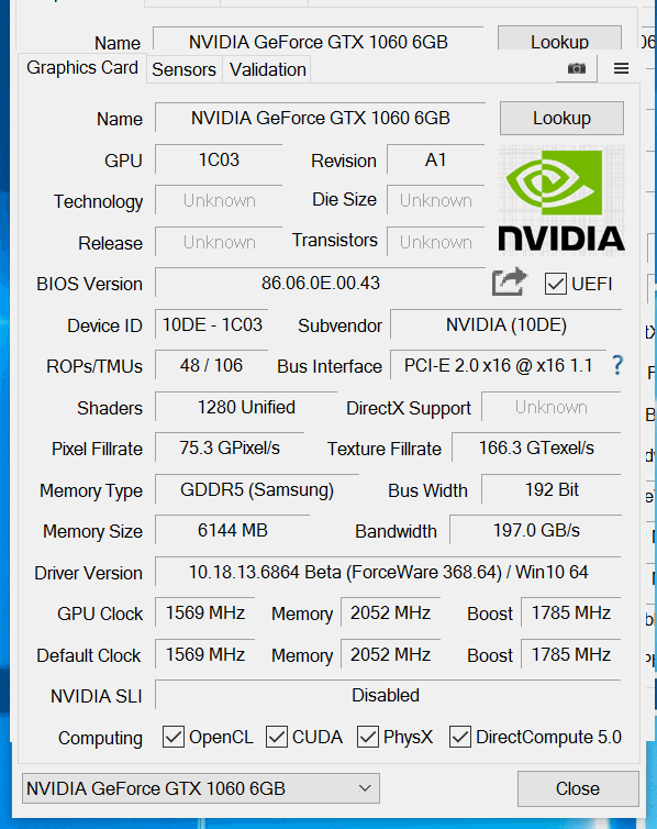 inno3d gtx1060