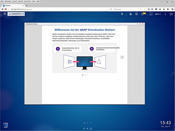 QNAP TBS-453A – настройка VM в Virtualization Station