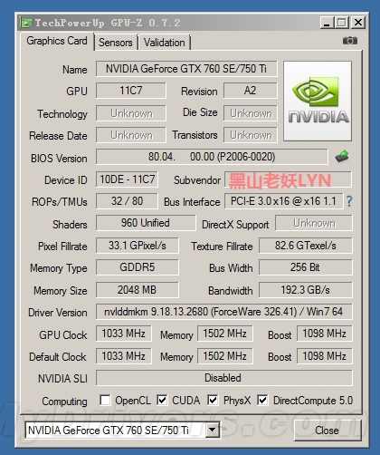 GeForce GTX 760 SE GTX 750 Ti NVIDIA Hardwareluxx Russia