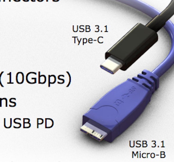 USB Typ-C-Anschluss bzw. Kabel