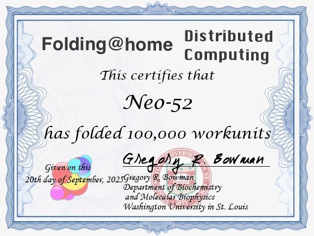 2025-09-20 FoldingAtHome-wus-certificate-595398297 - 100.000 WUs.jpg