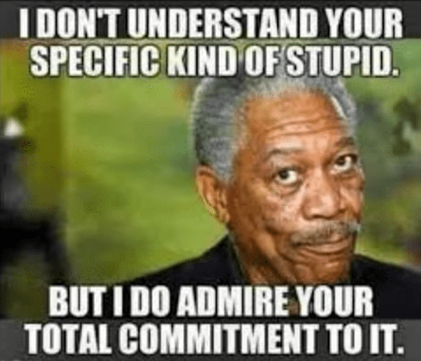 I dont understand your specific kind of stupid - but i do sdmire your total commitment to it.png