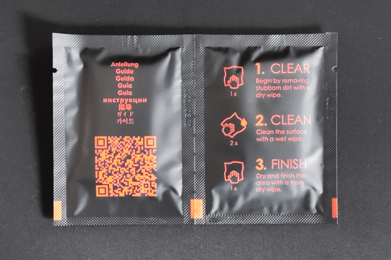 Rückseite der TG Cleaning Wipes
