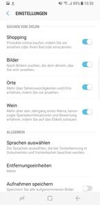 Völlig überzeugend arbeitet Bixby Vision noch nicht, trotz aller Optionen