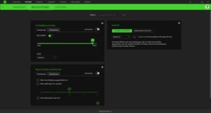 Die Software des Razer Blade 17 Mid 2021