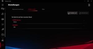 Die Software des ASUS ROG Zephyrus G14