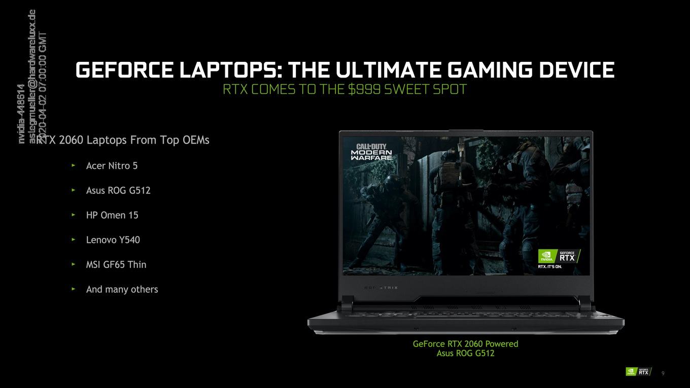 Mehr Speed Und Features Nvidia Bringt Geforce Rtx Super Ins Notebook Hardwareluxx