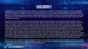 Intel Investors Day Mai 2019