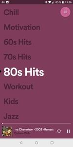 Viel mehr als die Wahl des Musikgenres erlaubt Stations by Spotify nicht