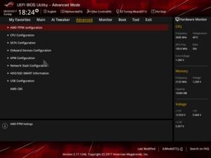 BIOS: ASUS ROG STRIX B350-F Gaming