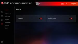 Die Software des MSI MEG Infinite X 10SE 
