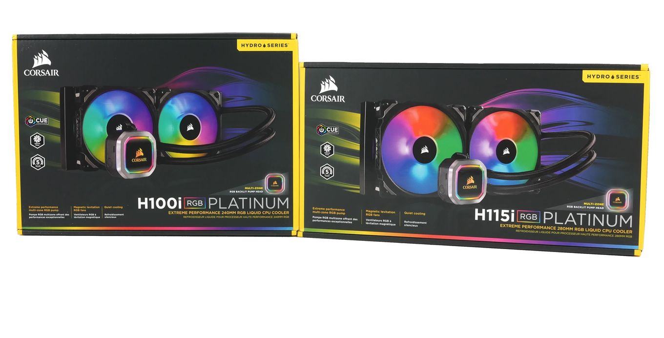 Corsair Hydro H100x Wasserkühlung (2 x 120mm Lüfter, All-In-One