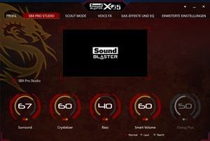 Software des XMG P407 Pro