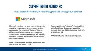 Intel Optane Memory H10