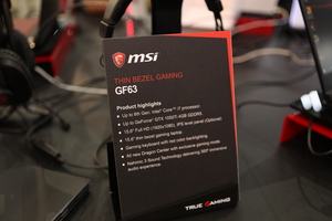 MSI GF63 auf der Computex 2018
