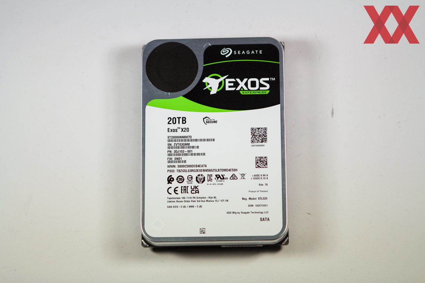 Seagate Exos X20 20TB Enterprise HDD Review 