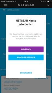 Netgear Nighthawk X10 Einrichtigung via App