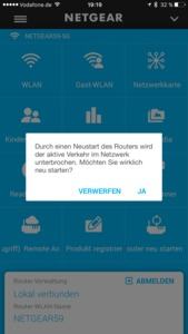 Netgear Nighthawk X10 Einrichtigung via App