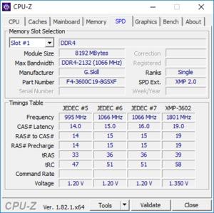 G.Skill Sniper X DDR4-3600