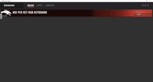 Die Software des MSI GS66 Stealth 10UH