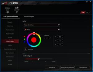 Die RGB-LEDs sind voll kompatibel zu den gängigsten Beleuchtungssystemen wie ASUS Aura, MSI Mystic Light Sync und Gigabyte RGB Fusion