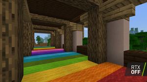 Minecraft mit RTX-Effekten