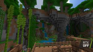 Minecraft mit RTX-Effekten