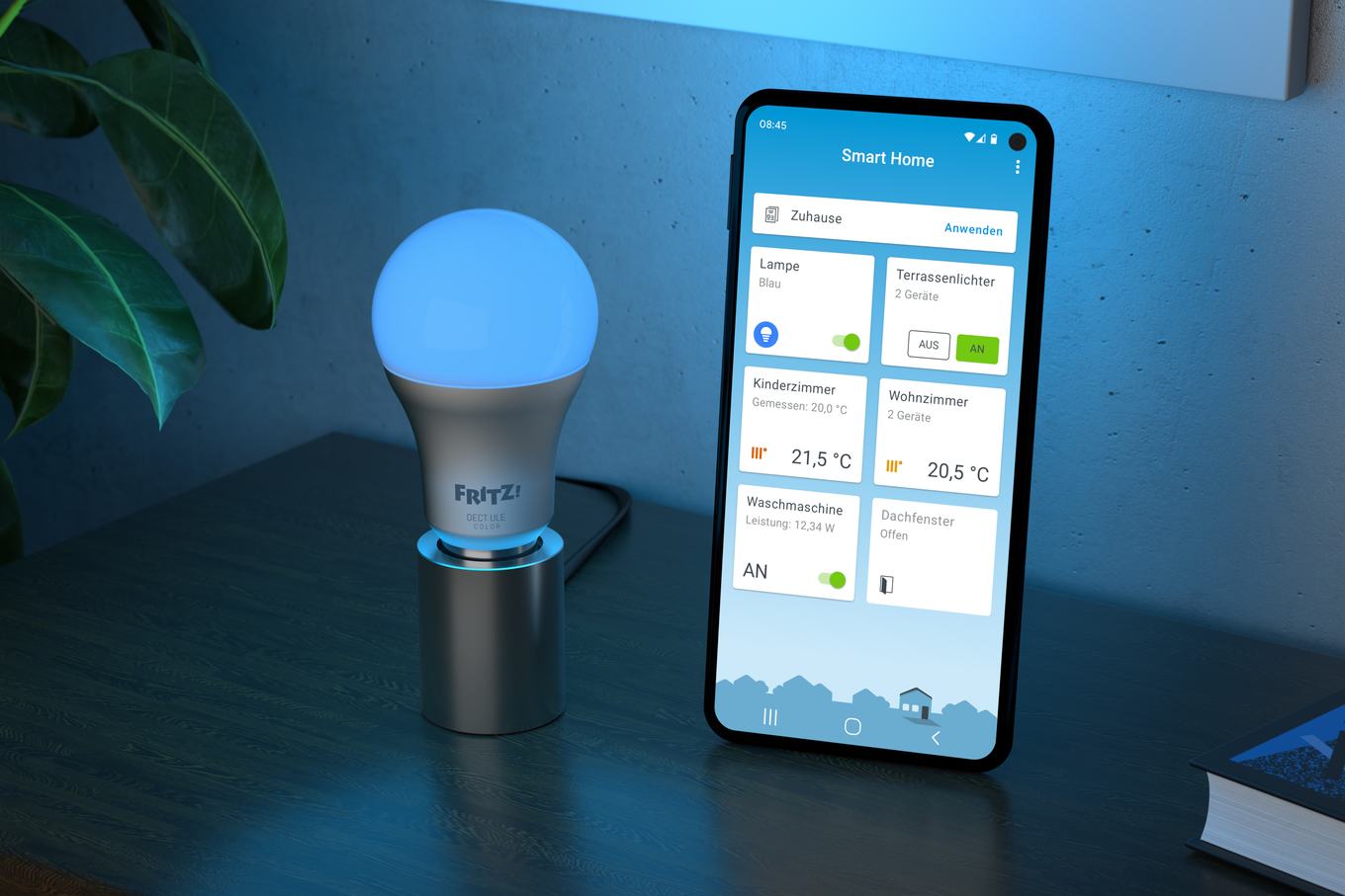 Avm Veroffentlicht Led Lampe Fritz Dect 500 Und Vierfach Taster Fritz Dect 440 Hardwareluxx
