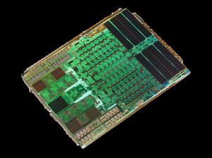 Chipshot der APU der Microsoft Xbox One