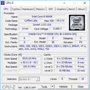 Intel Core i9-9900K
