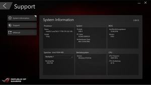 ASUS ROG GR8 II Softwareausstattung