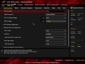 Der Advanced-Mode beim ASUS Maximus IX Formula.