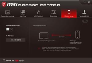 Die Software des MSI GS73VR 7RG Stealth Pro
