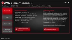 Die Software des MSI GS73VR 7RG Stealth Pro