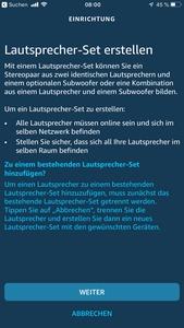 Wer passende Echo-Lautsprecher besitzt, kann sie nun zu einem Stereo- oder sogar 2.1-Gespann zusammenfassen