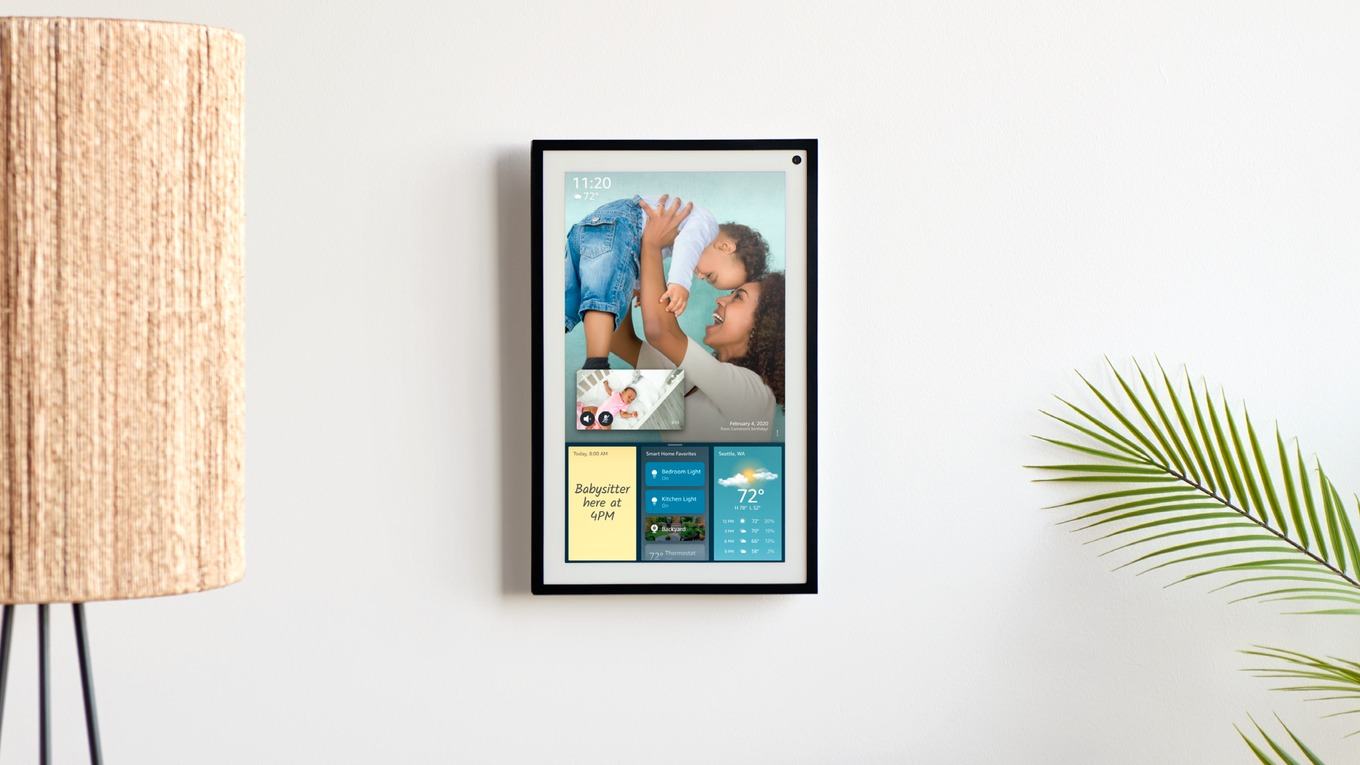 Amazon Echo Show 15 Smarte Familienzentrale mit 15,6ZollDisplay