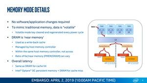 Intel Xeon Scalable und Optane DC Persistent Memory