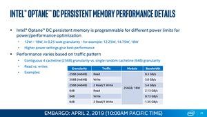 Intel Xeon Scalable und Optane DC Persistent Memory