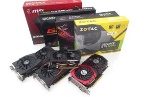 Vier Modelle der NVIDIA GeForce GTX 1050 Ti im Test