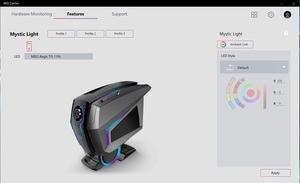 Die Software des MSI Aegis Ti5 11th