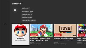 YouTube startet auf der Nintendo Switch