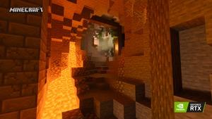 Minecraft RTX Crystal Palace RTX On