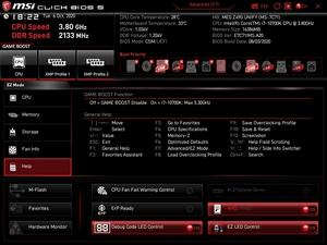 Der UEFI-EZ-Mode beim MSI MEG Z490 UNIFY