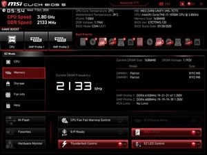 Der UEFI-EZ-Mode beim MSI MEG Z490I UNIFY