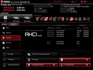 Der UEFI-EZ-Mode beim MSI MEG Z490I UNIFY