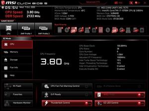 Der UEFI-EZ-Mode beim MSI MEG Z490I UNIFY