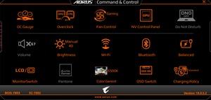 Die Software des AORUS X9 DT