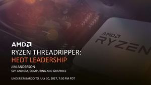 AMD Threadripper Tech Day Pressdeck